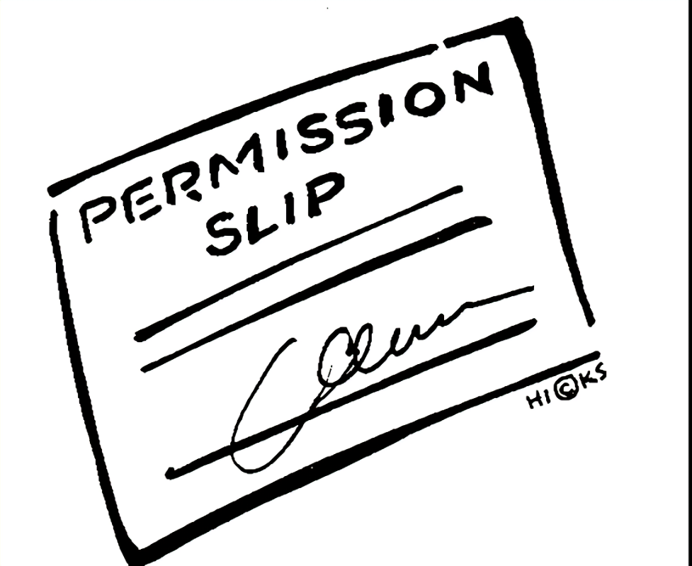 Permission Slip Clip Art