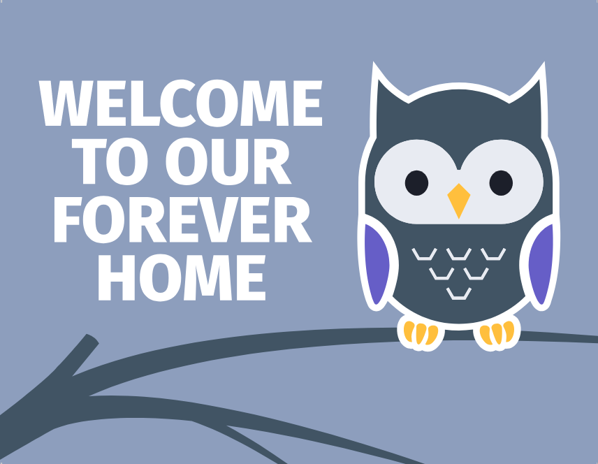 SEP's Mascot, Hexter the Owl, Greets New Employees